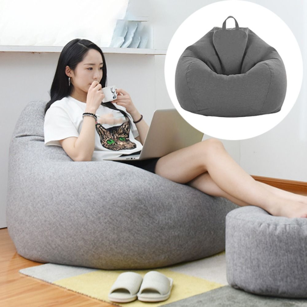 Floor Cushion Pouf - Confortável saco de feijão cadeira sofá