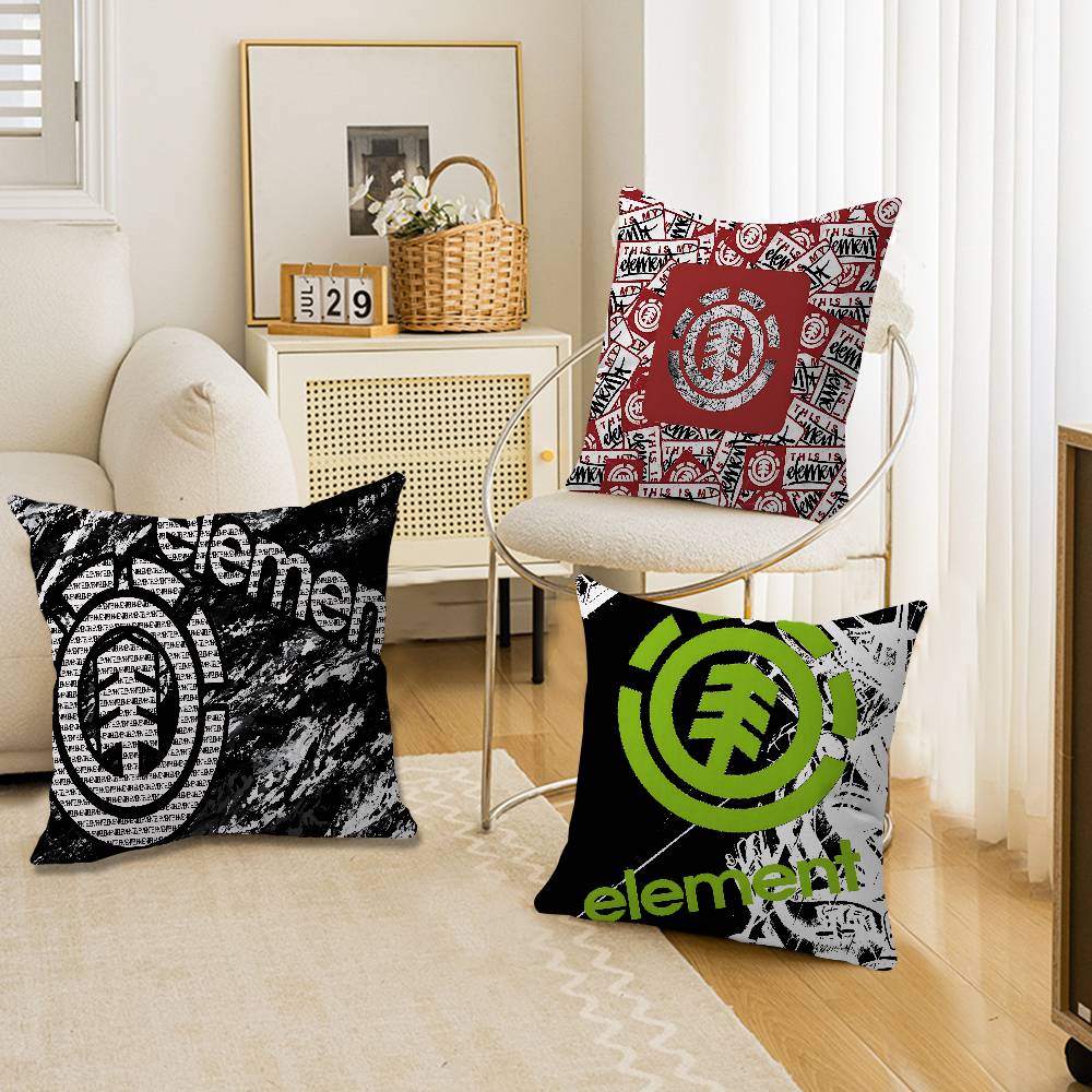 Home Textiles Logo - Capa de almofada com logotipo E-Element