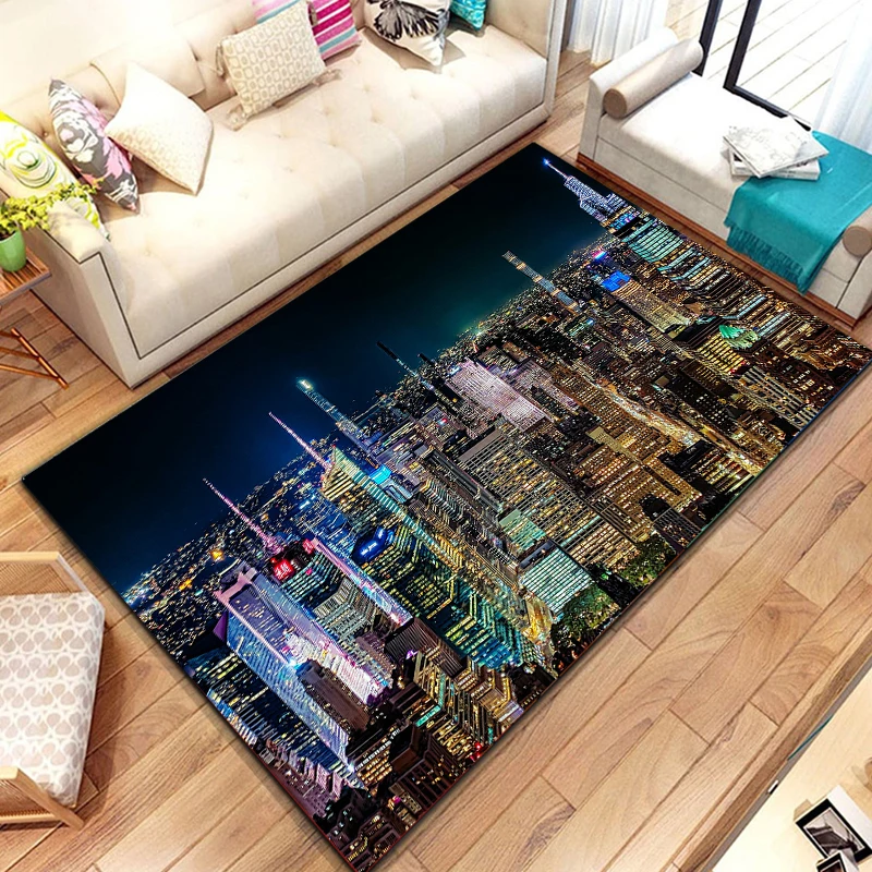 Home Textiles New York - Nova york cidade rua vista tapete