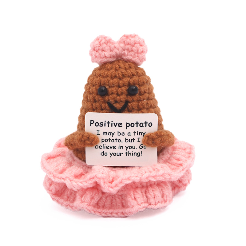 Home And Textiles Today - Boneca de Crochê Positiva Princesa Batata