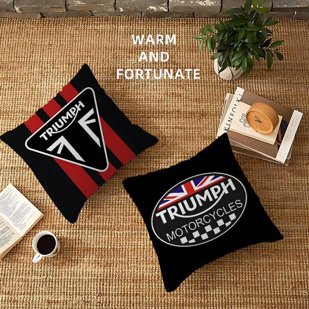 Home Textiles Logo - Capas de almofada com logotipo T-Triumphs,