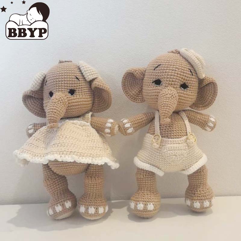 Home And Textiles Today - Elefante de Crochê Artesanal Amigurumi para
