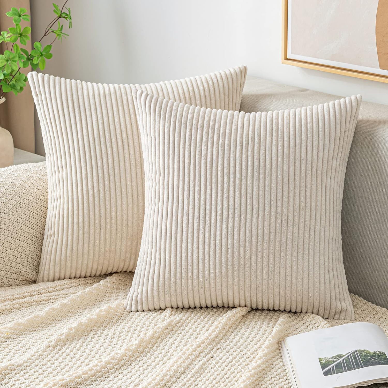 Pillow Insert 18X18 - Capa de almofada decorativa de veludo