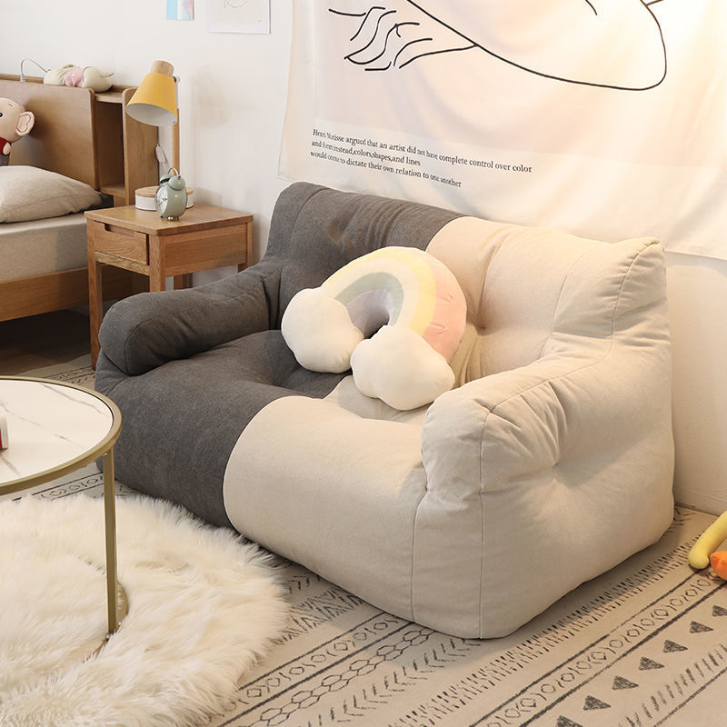 Floor Cushion Pouf - Sofás Bean Bag para 2 Pessoas,
