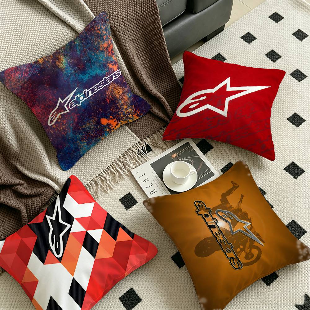 Home Textiles Logo - Capa de almofada com logotipo Alpinestars,