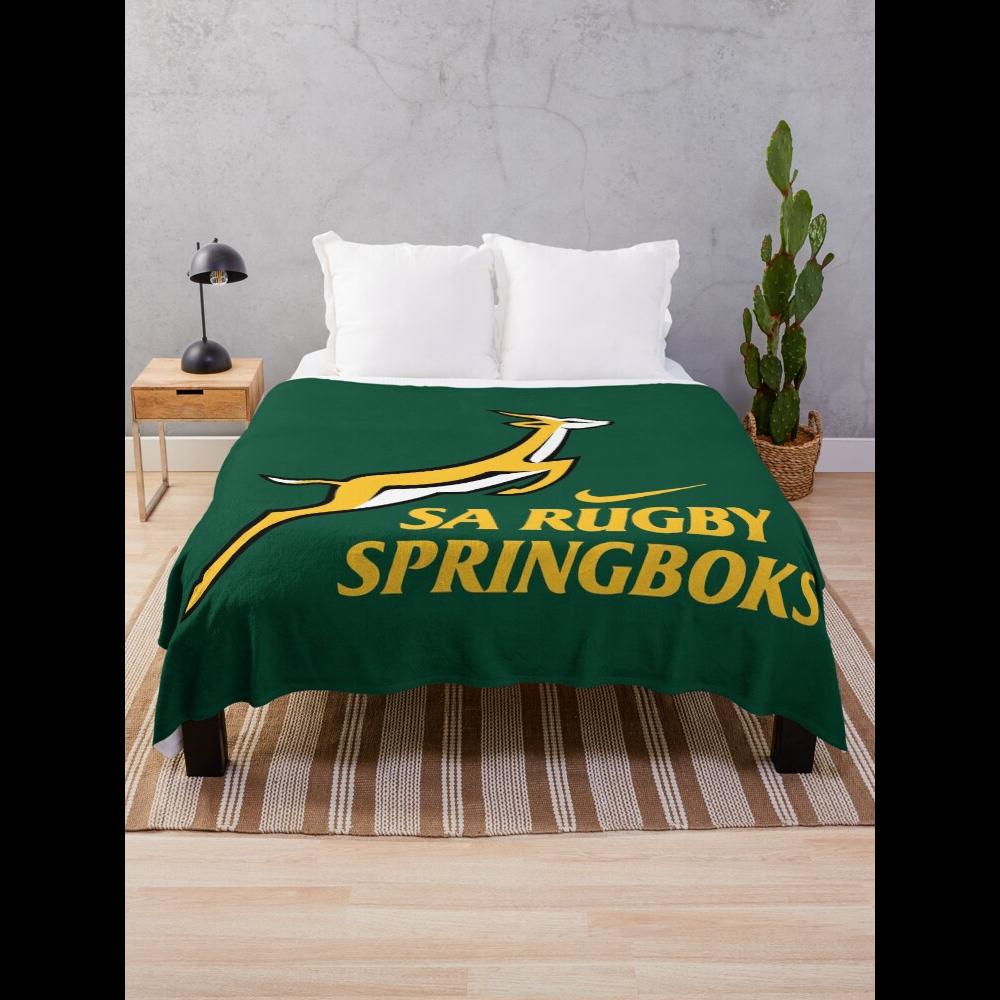 Home Textiles Design - Springbok Rugby Throw Blanket Design oficial