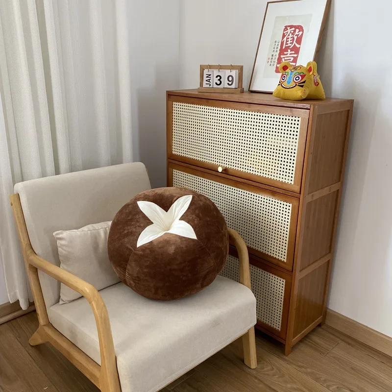 Almofada com cogumelo vegetal  - Floor Cushion Pouf avaliação e preço