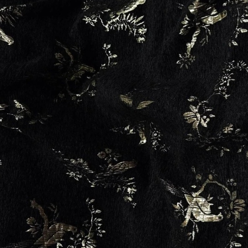 Fio de ouro chenille jacquard  - Home Textiles Luxury Curtains avaliação e preço