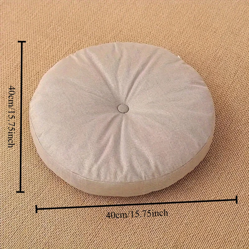 Almofada redonda grossa, trave - Floor Cushion Pouf avaliação e preço