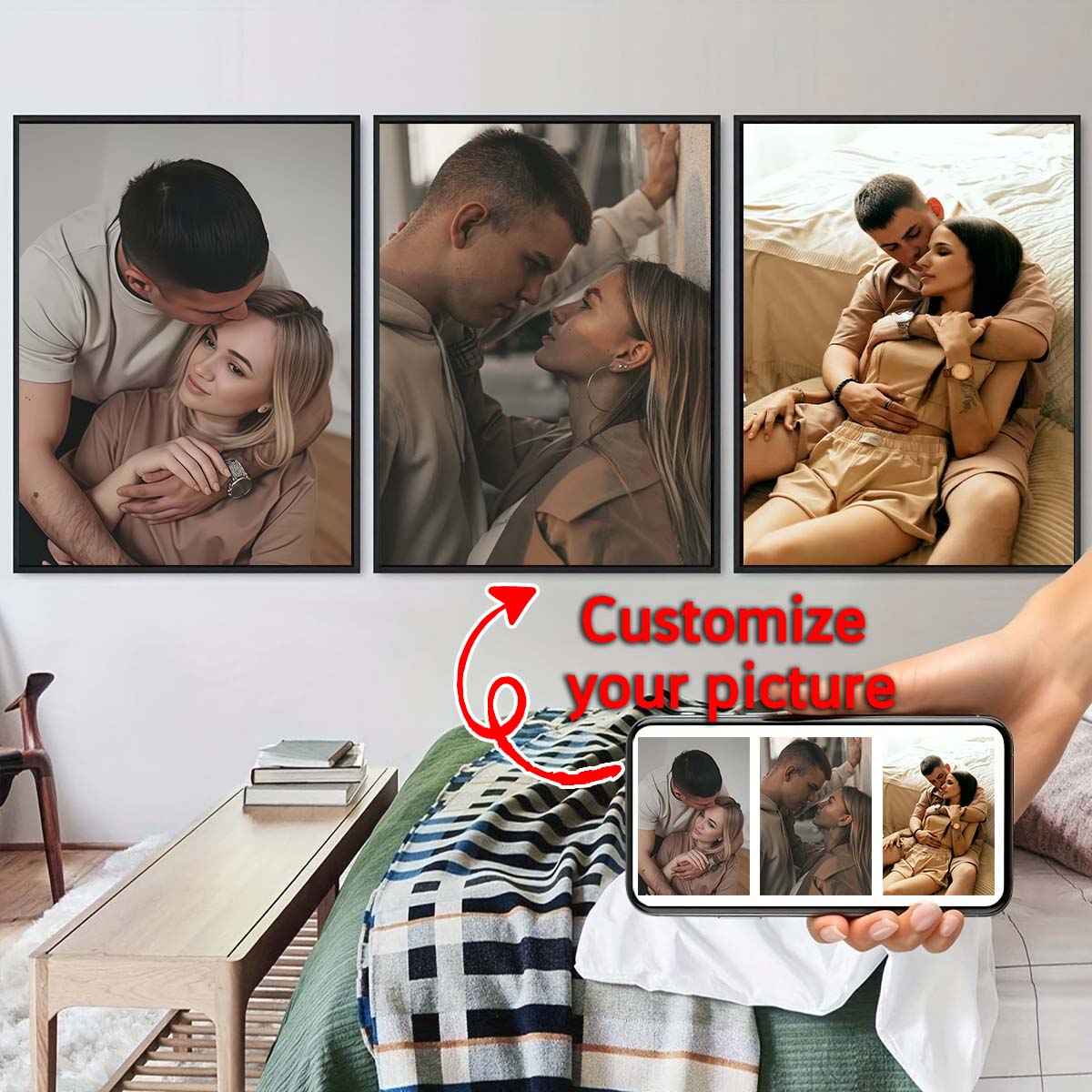 Triptíquico - Pintura a óleo e - Home And Textiles Today avaliação e preço