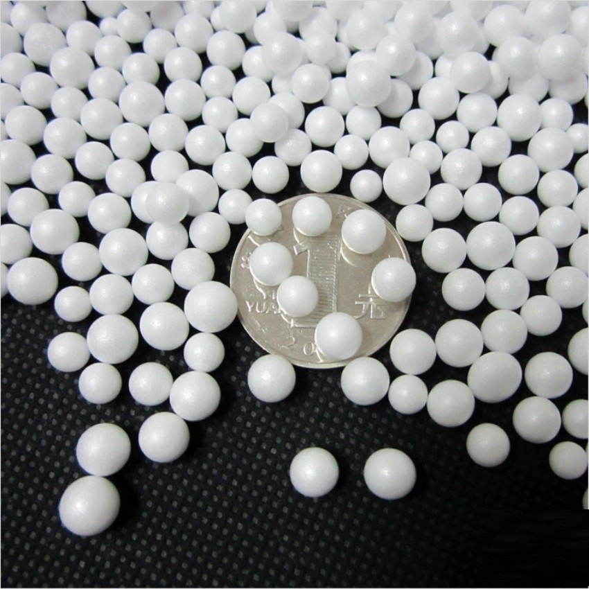 Bolas de Isopor Brancas de 4-6 - Floor Cushion Pouf avaliação e preço