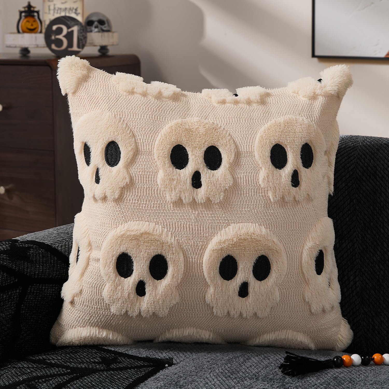 Capas de Almofada de Halloween - Pillow Insert 18X18 avaliação e preço