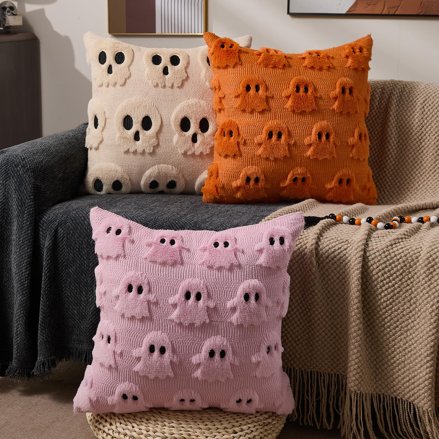 Capas de Almofada de Halloween - Pillow Insert 18X18 avaliação e preço