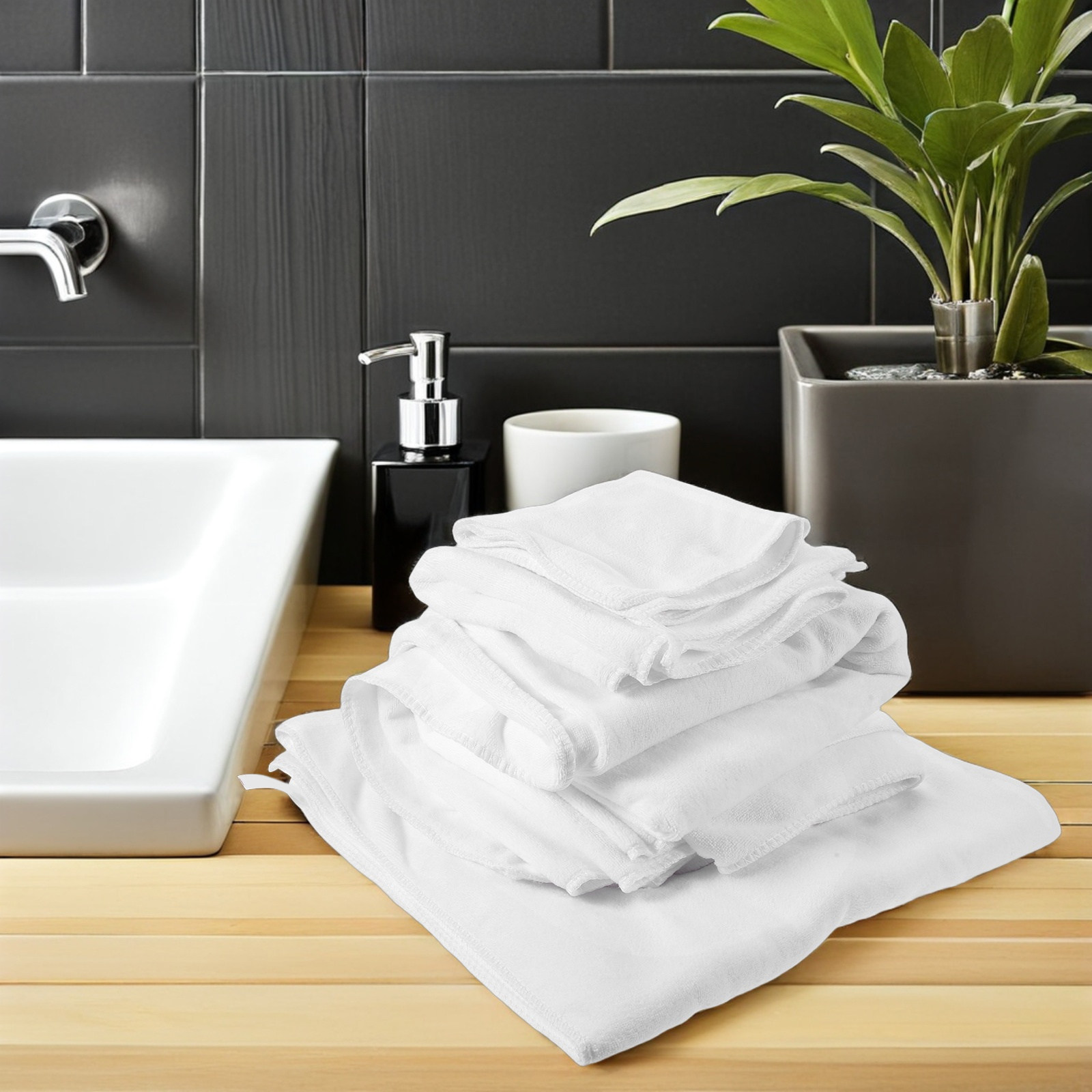 Conjunto de 4 Toalhas de Banho - Home Textiles Pakistan avaliação e preço
