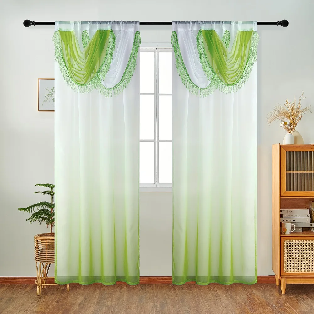 Napearl cortina azul cabeça on - Home Textiles Luxury Curtains avaliação e preço