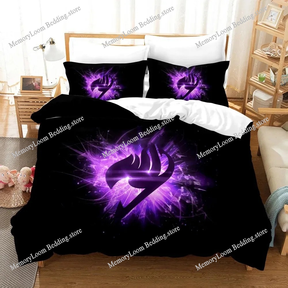 3d impressão anime fairy tail  - Home Textiles Logo avaliação e preço
