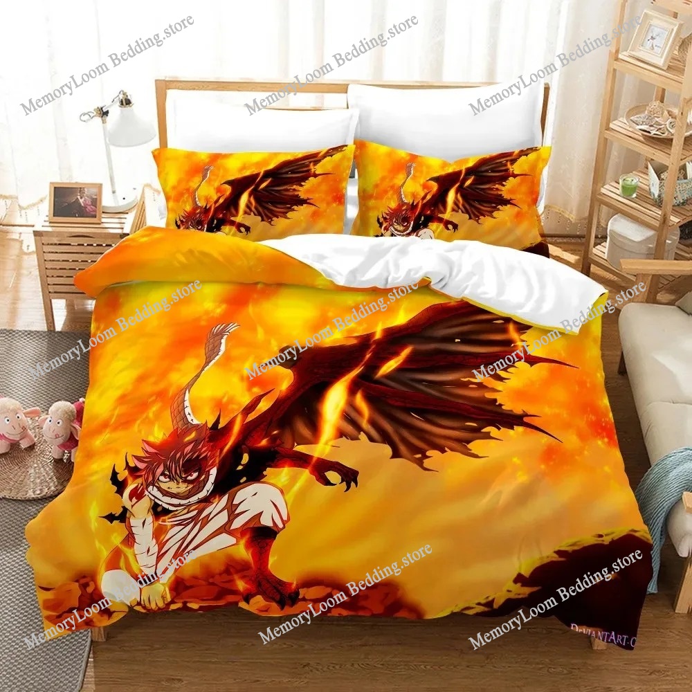 3d impressão anime fairy tail  - Home Textiles Logo avaliação e preço