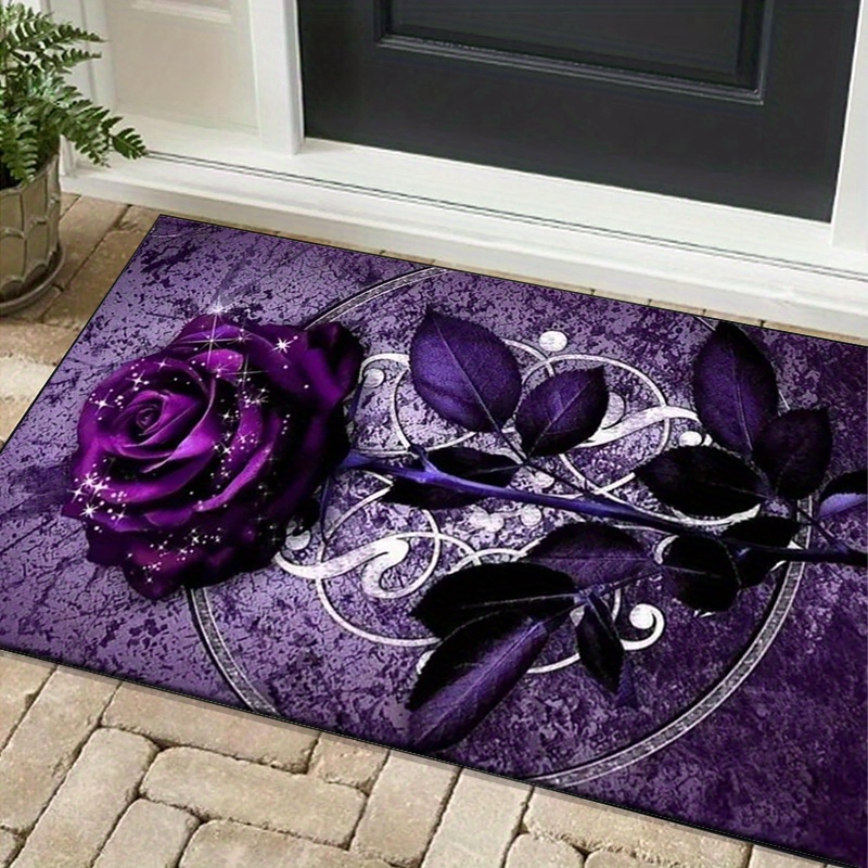 Tapete Folha Roxa para decoraç - Home Textiles Design avaliação e preço