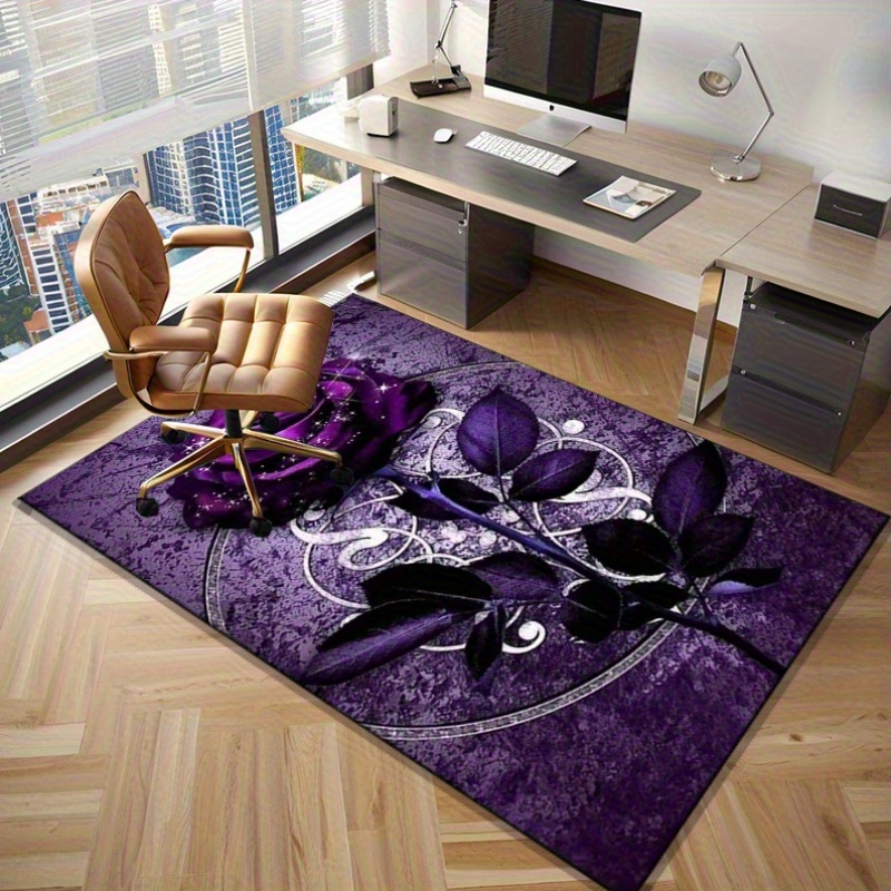 Tapete Folha Roxa para decoraç - Home Textiles Design avaliação e preço