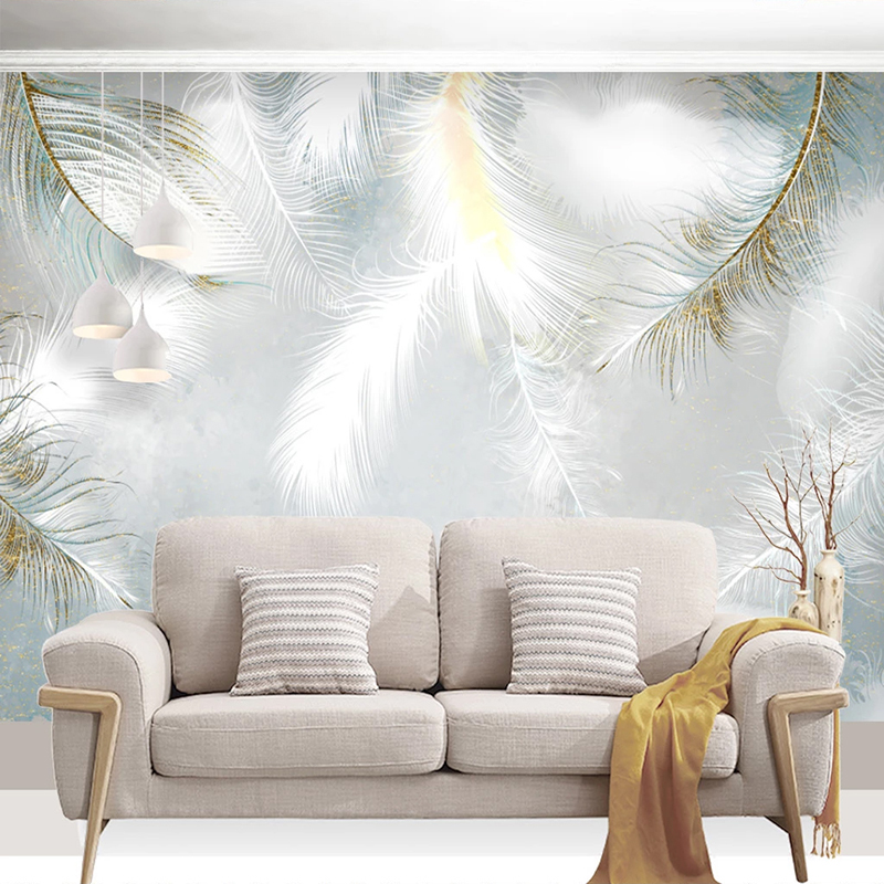 Modern Romantic White Feather  - Home Textiles Photos avaliação e preço
