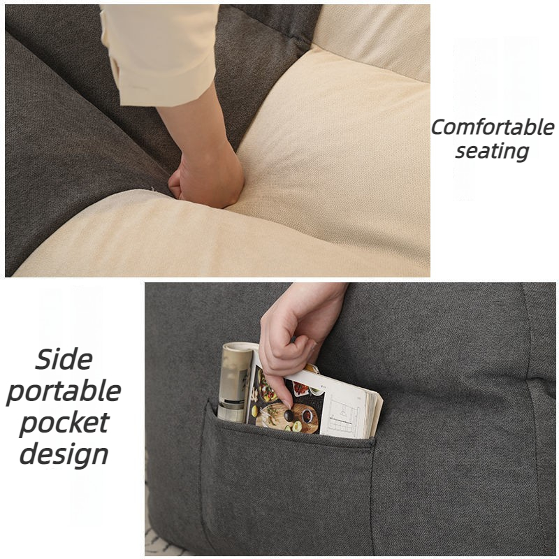 Sofás Bean Bag para 2 Pessoas, - Floor Cushion Pouf avaliação e preço
