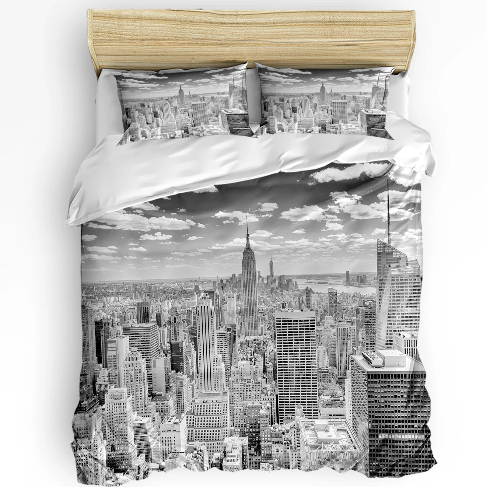 3 pçs conjunto de cama cinza n - Home Textiles New York avaliação e preço