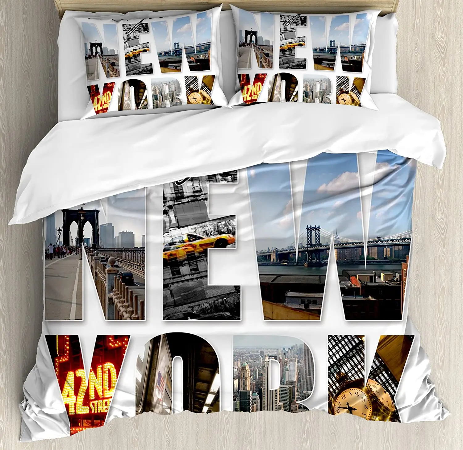 3 pçs conjunto de cama cinza n - Home Textiles New York avaliação e preço