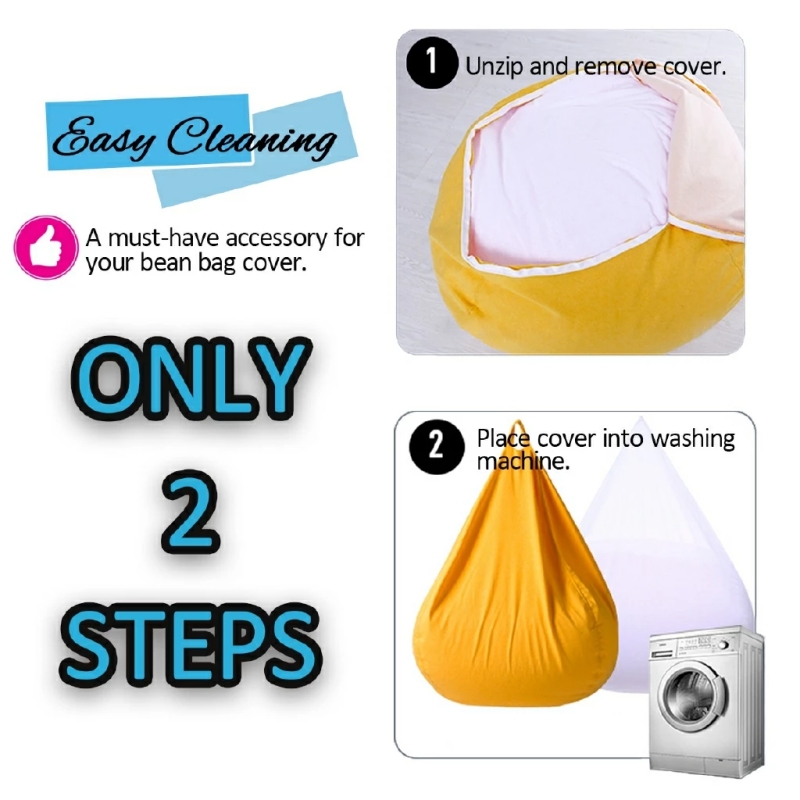 Capa para Sofá Saco de Feijão, - Floor Cushion Pouf avaliação e preço