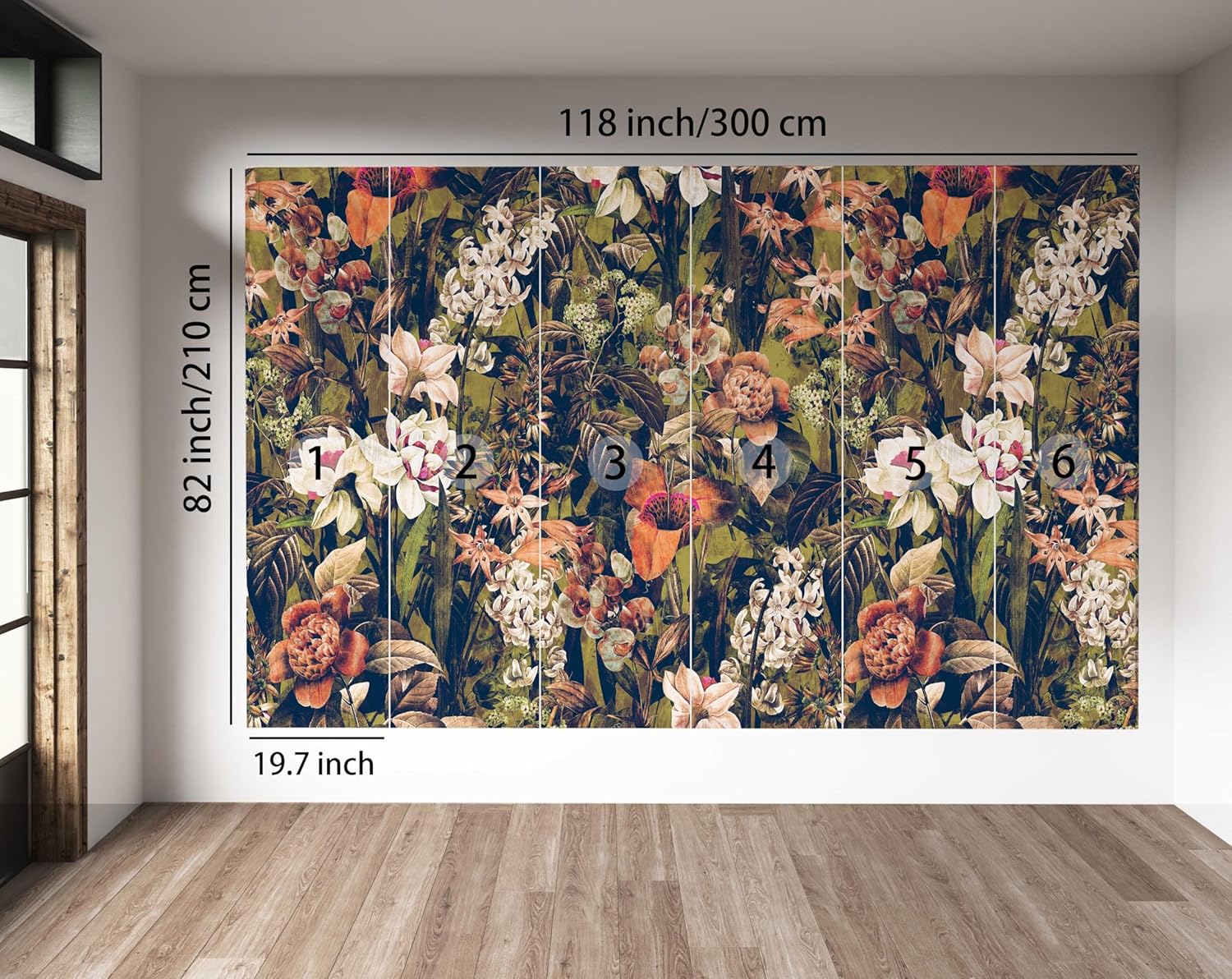 Tapeçaria Floral de Luxo para  - Home Textiles Luxury Curtains avaliação e preço