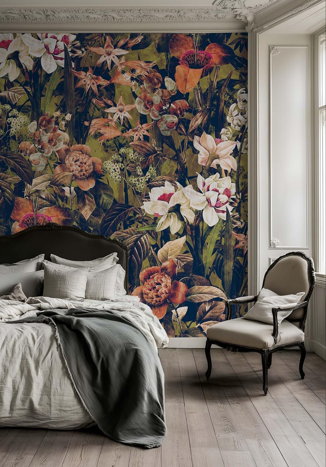 Tapeçaria Floral de Luxo para  - Home Textiles Luxury Curtains avaliação e preço