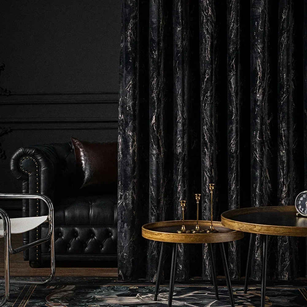 Cortina de luxo de veludo com  - Home Textiles Luxury Curtains avaliação e preço