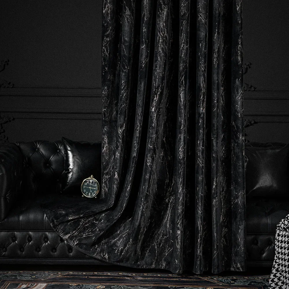 Cortina de luxo de veludo com  - Home Textiles Luxury Curtains avaliação e preço