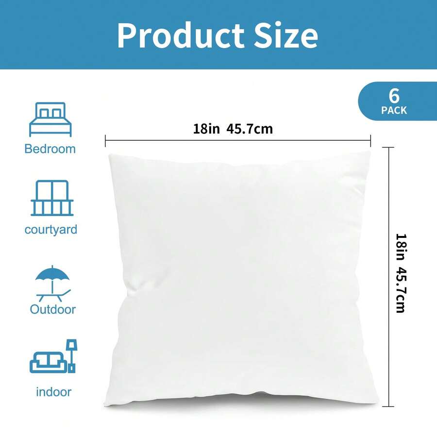 Tomnk Pacote com 4/6 Enchiment - Pillow Insert 18X18 avaliação e preço