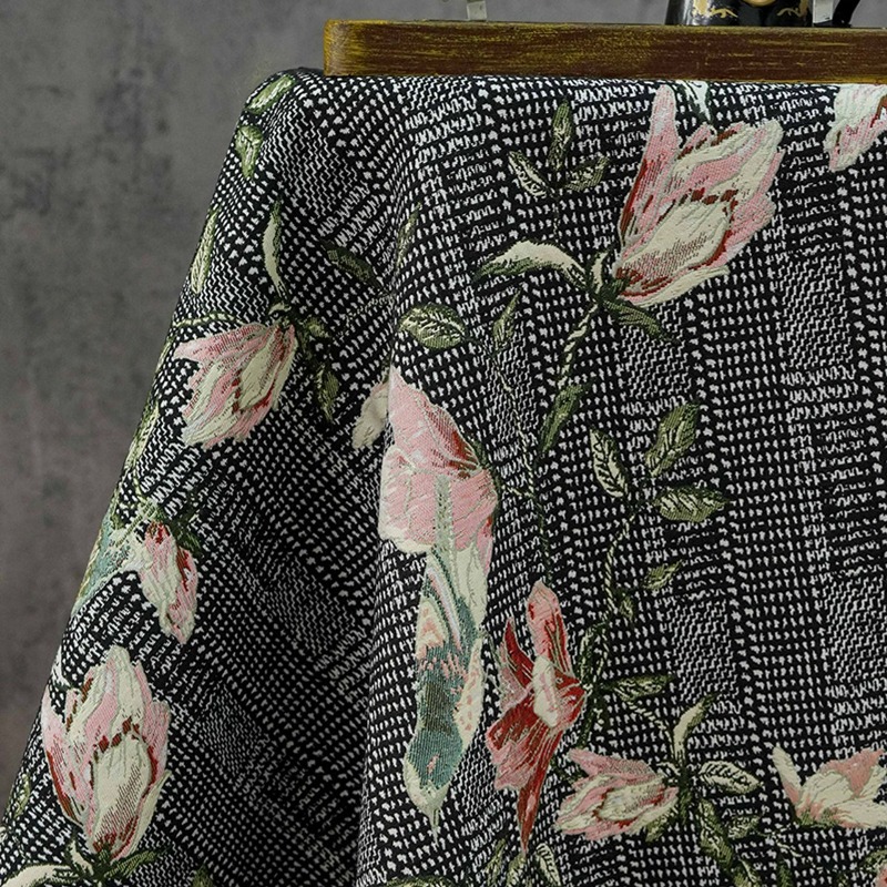 Tecido Jacquard Floral Europeu - Home Textiles Luxury Curtains avaliação e preço