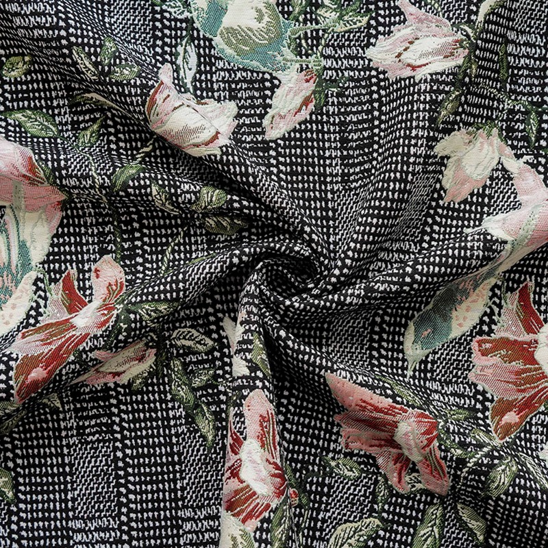 Tecido Jacquard Floral Europeu - Home Textiles Luxury Curtains avaliação e preço
