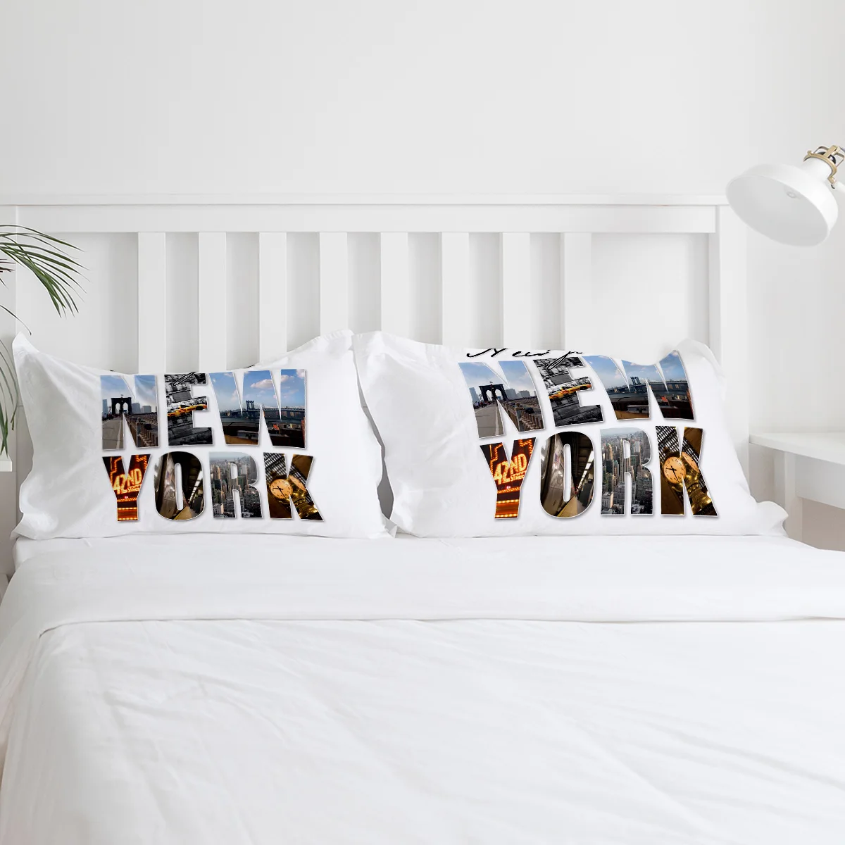 Nova york inglês texto paisage - Home Textiles New York avaliação e preço
