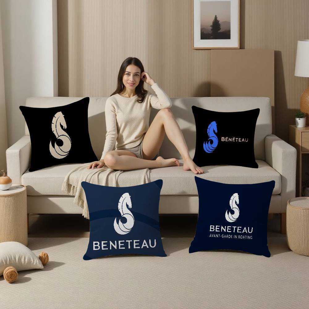 Capa de Almofada com Logo B-BE - Home Textiles Logo avaliação e preço